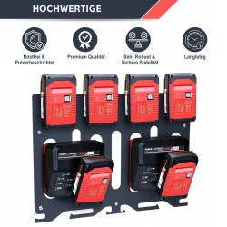 Outlet TOPOWN Uchwyt Naścienny 3w1 Do Ładowarek Einhell I Akumulatorów 18V