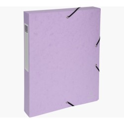 Outlet Exacompta 59550E Pudełko na dokumenty EXABOX z gumkami grzbiet 25 mm