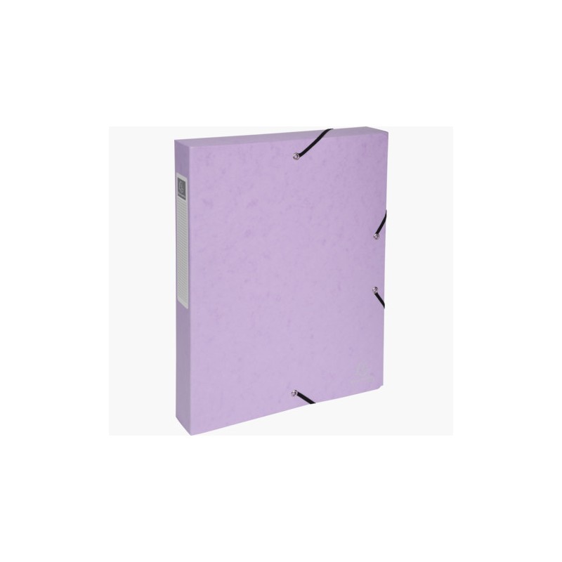 Outlet Exacompta 59550E Pudełko na dokumenty EXABOX z gumkami grzbiet 25 mm