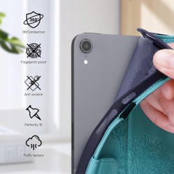 Outlet Etui ochronne na iPad 10/11 2022/2025 zielone z uchwytem na długopis