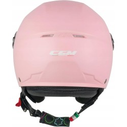 CGM Kask otwarty 261A MINI MONO matowy - różowy