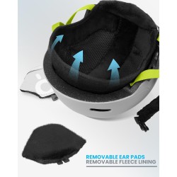 Outlet Kask Narciarski Dziecięcy Reindeers In-Mold, 12 Wentylacji,