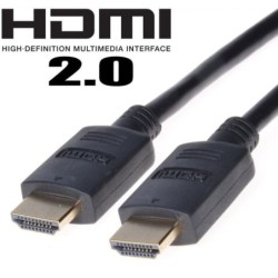 PremiumCord kphdm2-05 kabel HDMI 0,5 m HDMI Typu A (Standard) Czarny