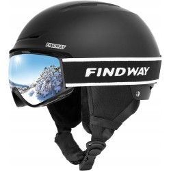 Outlet Kask narciarski Findway Profesjonalny formowany r. L 58.5 - 61.5 cm