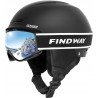 Outlet Kask narciarski Findway Profesjonalny formowany r. L 58.5 - 61.5 cm