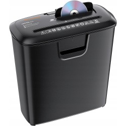 Outlet Niszczarka Amazon Basics S120-D 8 na Arkusze A4 płyty CD Karty