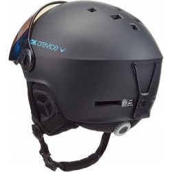 Kask narciarski Black Crevice Arlberg Black Blue Matt S/M 54-57cm