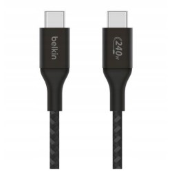 Outlet Kabel Belkin USB typ C - USB typ C 240W 1 m oplot nylonowy czarny
