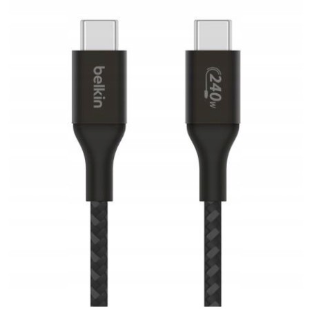 Outlet Kabel Belkin USB typ C - USB typ C 240W 1 m oplot nylonowy czarny