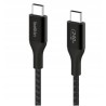 Outlet Kabel Belkin USB typ C - USB typ C 240W 1 m oplot nylonowy czarny