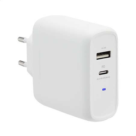 Outlet AMAZON BASICS SZYBKA ŁADOWARKA USB-A USB-C 63W BIAŁA ZASILACZ