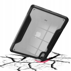 Outlet DEQSTER Rugged Max Etui do iPad 10,9" 10gen czarne z przezroczystym