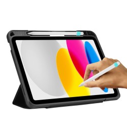Outlet DEQSTER Rugged Max Etui do iPad 10,9" 10gen czarne z przezroczystym