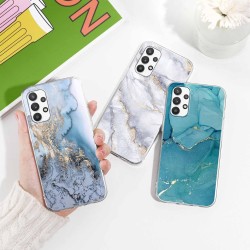 Outlet Zestaw 3 etui Xylota do Samsung Galaxy A25 5G 6,5" marmur