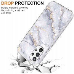 Outlet Zestaw 3 etui Xylota do Samsung Galaxy A25 5G 6,5" marmur