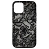 Outlet Etui iPhone 12/12 Pro Koronka Retro Czarny