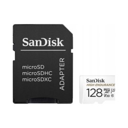 Outlet Karta pamięci SanDisk High Endurance microSDXC 128GB V30 100MB/s +
