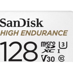 Outlet Karta pamięci SanDisk High Endurance microSDXC 128GB V30 100MB/s +