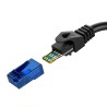 Outlet KABELDIREKT KABEL SIECIOWY 20 METRÓW CAT6/RJ45 czarny