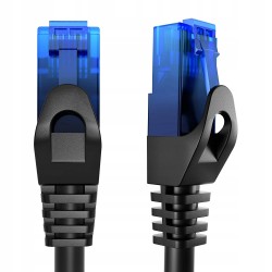 Outlet KABELDIREKT KABEL SIECIOWY 20 METRÓW CAT6/RJ45 czarny