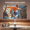 Outlet Projektor Mini 4K TOPTRO HDMI z Androidem 14 Wi-Fi BT Auto