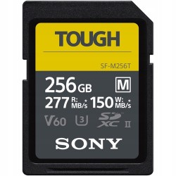 USZKODZONY Karta SDXC Sony SF-M256T 256 GBUHS-II Class 10 U3 V60 277MB/s