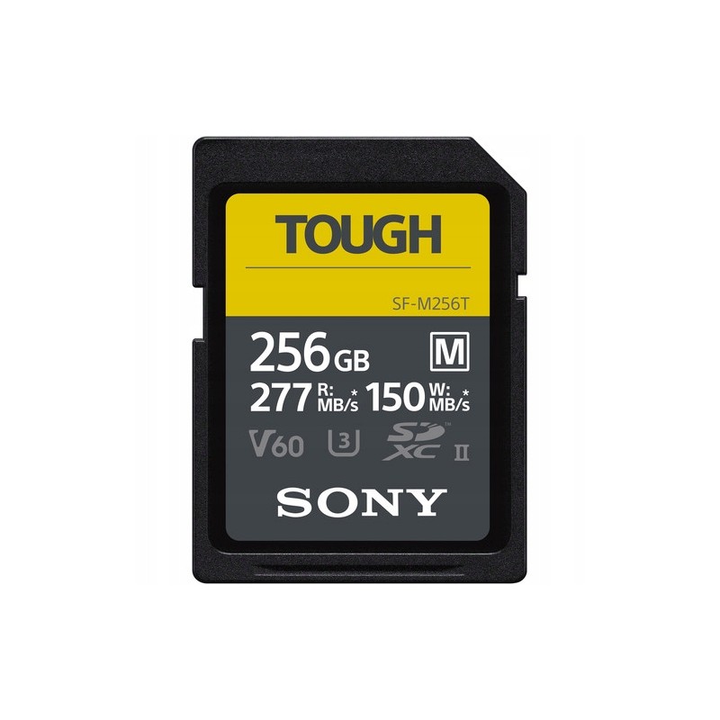 USZKODZONY Karta SDXC Sony SF-M256T 256 GBUHS-II Class 10 U3 V60 277MB/s
