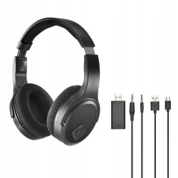 Outlet Słuchawki nauszne bezprzewodowe Hama 2,4 GHz z Dougle Bluetooth PC