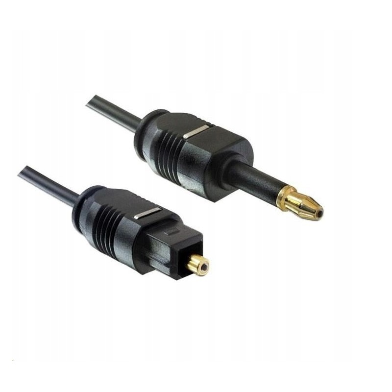 Outlet PREMIUMCORD kabel 3,5mm mini Toslink - Toslink 2m dł. OD: 2.2mm