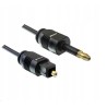 Outlet PREMIUMCORD kabel 3,5mm mini Toslink - Toslink 2m dł. OD: 2.2mm