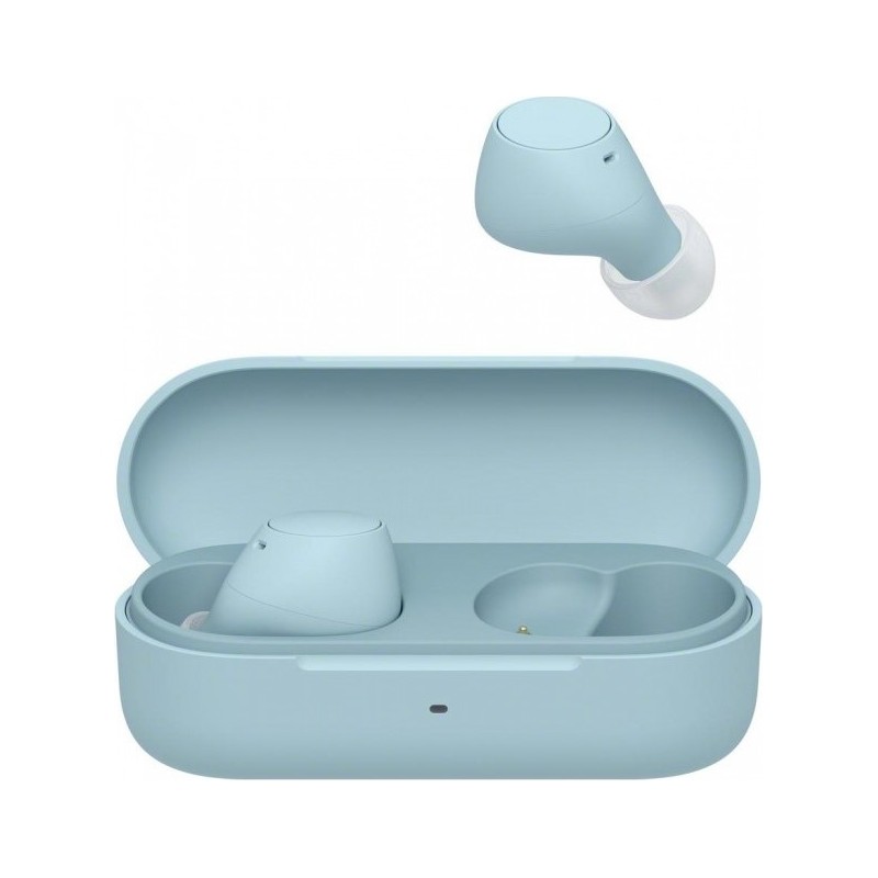Outlet Słuchawki bezprzewodowe dokanałowe Sony WF C510 Bluetooth niebieskie