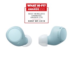 Outlet Słuchawki bezprzewodowe dokanałowe Sony WF C510 Bluetooth niebieskie