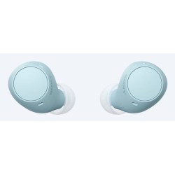 Outlet Słuchawki bezprzewodowe dokanałowe Sony WF C510 Bluetooth niebieskie