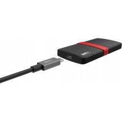 Outlet Dysk zewnętrzny SSD Emtec X200 512GB ECSSD512GX200 czarno-czerwony