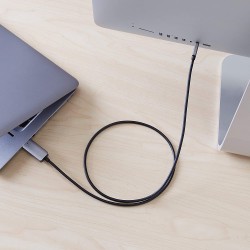 Outlet Kabel USB-C na DisplayPort 4K 60Hz 0.9m aluminiowy szary