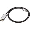 Outlet Kabel USB-C na DisplayPort 4K 60Hz 0.9m aluminiowy szary