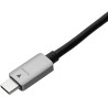 Outlet Kabel USB-C na DisplayPort 4K 60Hz 0.9m aluminiowy szary