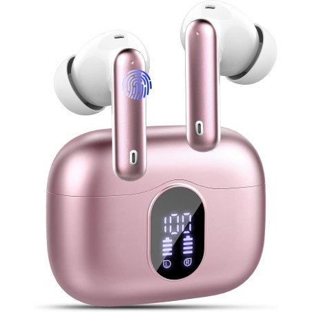 Outlet Btootos bezprzewodowe słuchawki Bluetooth 5.4 ekran LED IP7 TWS