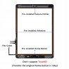 Outlet Ekran dotykowy iPad 6 2018 9.7 A1893 A1954 z przyciskiem Home czarny