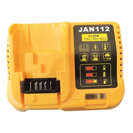 Outlet JANRI Ładowarka DeWalt 18V 20V Li-Ion Szybka Wtyk UK Żółta
