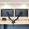 Outlet Amazon Basics Uchwyt biurkowy na dwa monitory VESA75X75/100X100mm