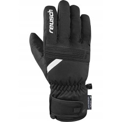 Outlet Rękawice narciarskie Reusch Baldo R-TEX XT wodoodporne czarno-białe
