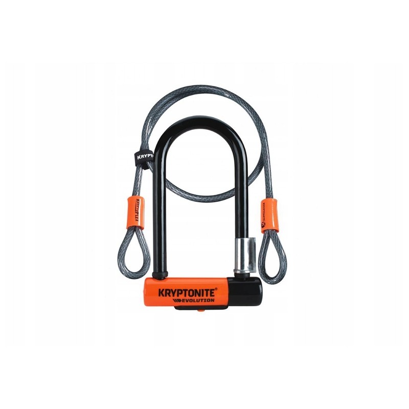 Outlet ZAPIĘCIE U-LOCK KRYPTONITE EVOLUTION MINI-7 (LINKA W ZESTAWIE) 8,3CM