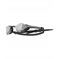 Outlet Zetsaw do pływania Czepek TYR Tracer-X Elite Mirrored Czarny/Srebny