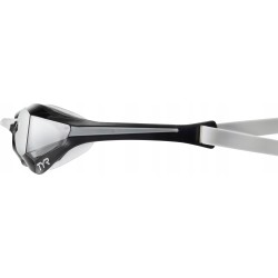 Outlet Zetsaw do pływania Czepek TYR Tracer-X Elite Mirrored Czarny/Srebny