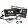 Outlet Zetsaw do pływania Czepek TYR Tracer-X Elite Mirrored Czarny/Srebny