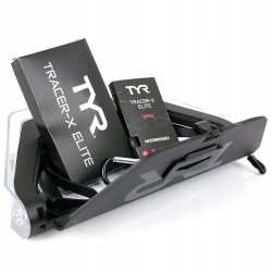 Outlet Zetsaw do pływania Czepek TYR Tracer-X Elite Mirrored Czarny/Srebny
