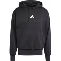 BLUZA MĘSKA ADIDAS ESSENTIALS FEELCOZY FLEECE HOODIE CZARNA JE3807 rozmiar