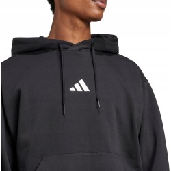 BLUZA MĘSKA ADIDAS ESSENTIALS FEELCOZY FLEECE HOODIE CZARNA JE3807 rozmiar