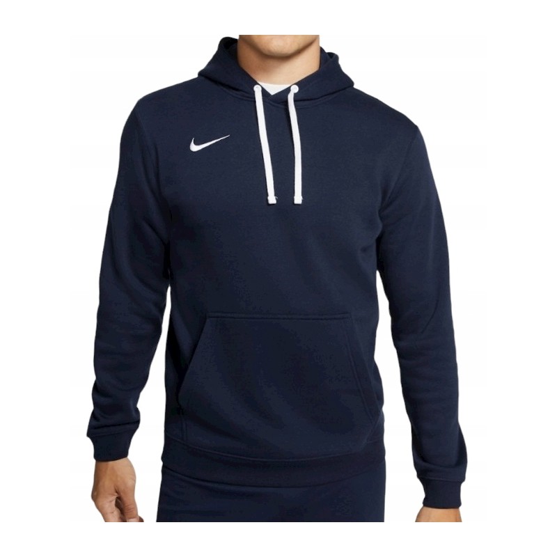 Outlet NIKE Bluza Męska Bawełniana z Kapturem dresowa rozmiar L granatowa